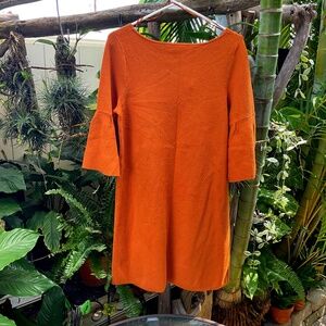 Elegant Orange Women's Dress